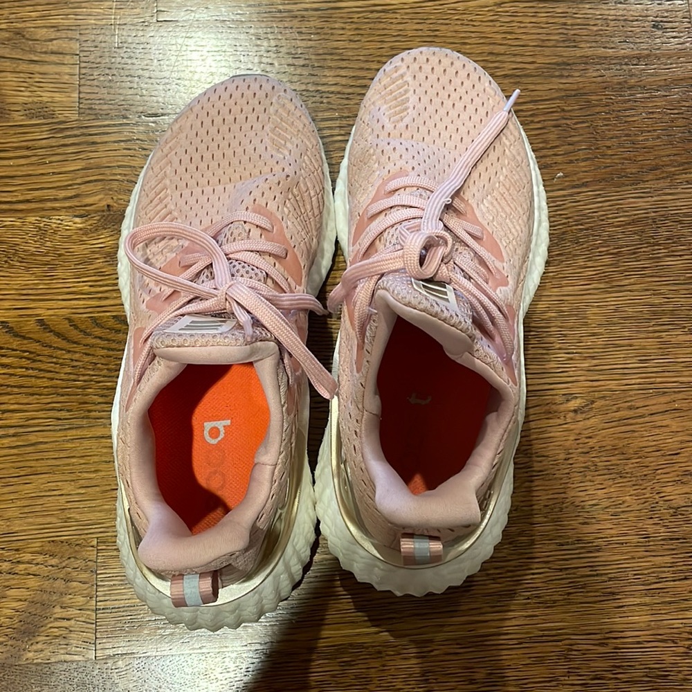 Pink adidas sneakers